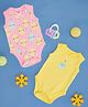 Pantaloons Baby Pack Of 2 Cotton Sleeveless Pear Printed Onesies - Multi Colour