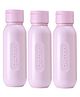 Gluman Claro Mini Opaque water bottle, Spout Cap 500ml - Set of 3