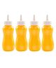 Gluman Plastic Squeezy Sauce Bottle For Clean & Mess-Free Dispensing  400 ml (Set of 4)