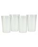 Gluman Frost Tumbler,Glass Set for water & Juice (Set of 4) - 350 ml