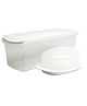 Gluman Bread Box and Butter Dish combo for Keeping Bread Fresh and Organized - 3800 ml