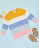 Pantaloons Baby Full Sleeves Colour Blocked Sweater - Multi Colour