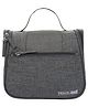 Uninest - Multipurpose Travel Toiletry Hanging Bag with Hook, Large Capacity, Water-Resistant Vanity Pouch with Mesh Pockets for Men & Women (Grey)