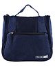 Uninest - Multipurpose Travel Toiletry Hanging Bag with Hook, Large Capacity, Water-Resistant Vanity Pouch with Mesh Pockets for Men & Women (Dark Blue)