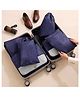 Uninest 6 Pcs Set Packing Cubes for Travel with Laundry Bag, Lightweight Luggage Organizers Bags for Clothes, Cosmetics, Underwear, Shoes for Men & Women (Beige)