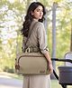 Babyhug 3-in-1 Diaper Bag Multifunctional Tote Sling & Backpack for Travel  - Brown