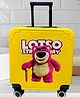 POLLO KLASSIK Cute  cartoon print Travel Hard Shell Suitcase with 4 Spinner Wheels and TSA Lock Trolly bag for  Kids- Yellow color