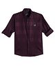 Charchit Cotton Lycra Full Sleeves Checked Shirt - Violet