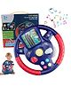 AKN TOYS Musical Steering Wheel Toy for Kids - Pretend Driving with Lights, Music, & Car Key - Multifunctional Backseat Toy with Suction Cup - Interactive Sensory Educational Gift for Toddlers( Color and Design May Vary)