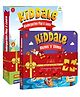 Kiddale 2-Pack Play N Learn and Rhymes and Chimes Musical Interactive Sound Books for Kids- Multicolor