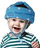 Synlark Baby Printed Cushioned Safety Helmet for Kids - Blue