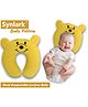 Synlark New Born Baby Soft Neck Pillow for Head Shaping - Light Yellow