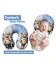 Synlark New Born Baby Soft Neck Supporting Printed Pillow for Head Shaping - Grey