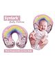 Synlark New Born Baby Soft Neck Supporting Printed Pillow for Head Shaping - Multicolor