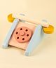 Playbox Clubhouse Telephone Wooden Toy | Rotary Phone Pretend Play Toddler & Kids Baby Toys