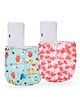 Little Pea Reusable & Washable Freesize Cloth Diapers  Leak-Proof, Pack of 2, Soft as a Nappy
