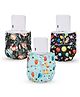 Little Pea Reusable & Washable Freesize Cloth Diapers  Leak-Proof, Pack of 3, Soft as a Nappy