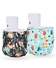 Little Pea Reusable & Washable Freesize Cloth Diapers  Leak-Proof, Pack of 2, Soft as a Nappy