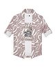 Charchit Cotton Blend Full Sleeves Abstract Printed Blazer With Tee - Magenta