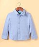 UCB Knit Full Sleeves Solid Color Shirt -Light Blue