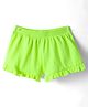 UCB Above Knee Length Solid Colour Shorts - Neon Green
