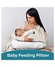 Zikku Nursing Feeding Pillow Star Print- White
