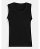 RVK Sleeveless Solid Sweater Vest - Black