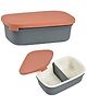 Beaba Ceramic Lunch Box  - Mineral/Terracotta