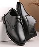Stefens Solid Formal Lace Up Derby Shoes - Black