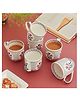 Magique by The Wishing Chair : Bouquet Tulip Garden Fine China Set of 6 Mugs- 200 ml