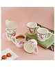 Magique by The Wishing Chair : Portrait of a Rose Chai Mugs - Set of 6