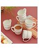 Magique by The Wishing Chair : River of Flowers Chai Mugs - Set of 6