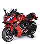 SRECAP Rechargeable Battery Operated Sports 2 Seater Bike for Kids, Ride on Toy Bike 1 to 8 Year Kids (Red)