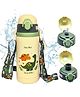 Sanjary Cute Dinosaur Theme Hot & Cold Water Bottle for Kids  Double Walled Thermos Flask Vacuum Insulated Stainless Steel Bottle 450ml color design may vary