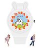 Spiky Baby Rabbit Designed Analog Watch - White