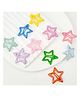 Radhya accessories Set Of 10 Star Designed Hair Clips - Multi Colour