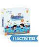 Genius Box Play some Learning Educational Toy  for 3+ Year Age My first Underwater Science kit STEM DIY Learning 11 Multi Activity kit - Light Blue