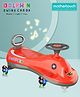 Mothertouch Dolphin Swing Car with LED Wheels & Music - Red