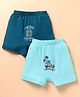 Revvo Junior Single Jersey Knit Briefs With Car Print Pack Of 2 - Blue