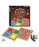 Ankit Toys & Games 2 IN 1 Wooden Ludo with Snakes & Ladders
