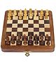 Desi Toys' Handcrafted Foldable Magnetic Chess Board Set / Two Players Game Indoor Games for Kids, Adults & Beginners Brain Exercise Games Chumbak Satranj 12 inches