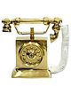 Desi Toys Brass Miniature Antique & Vintage Landline Telephone Pretend Play showpiece & décor Decorative Product Collectable