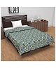 Divine Casa Floret 100% Cotton Single Dohar | 144 TC | Soft & Lightweight | Cozy Bedding for All Seasons - Woody Petals