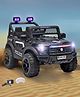ROCXY 4x4 Battery Operated Ride On Jeep with Music & LED Lights - Black