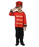 BookMyCostume Woven Full Sleeves Freedom Fighter Mangal Pandey Costume Set - Red Black & Golden