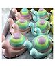 AKN TOYS Press and Go Snail Toys, Pull Back Friction Powered Toys for Kids Multi Color-PACK OF 2 ( COLOR AND DESIGN MAY VARY )