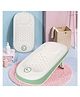 R for Rabbit Fun Time Aqua Baby Bather for Kids Lightweight, Foldable Bath Seat with 3 Recline Positions, Anti-Slip Design & Quick Drainage, TPE Headrest Bath Support for 0-6 Months New Born Babies (Green)