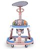 JoyRide Platinum Baby Walker 6-24 Months | Adjustment Walker for Kids Boy and Girl with Integrated RGB Lights, Switchable Food & Musical Toy Tray Activity Walker