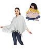 nene MultiPurpose Knitted Breastfeeding Shawl & Pillow Combo - Grey
