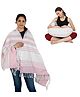 nene MultiPurpose Woven Breastfeeding Shawl & Pillow Combo - Pink